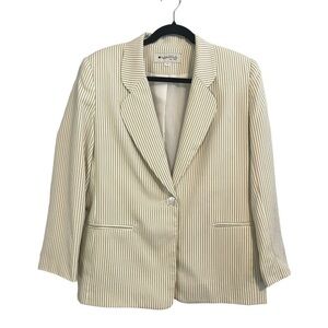 Appleseed's Striped Blazer Women's Size 8P